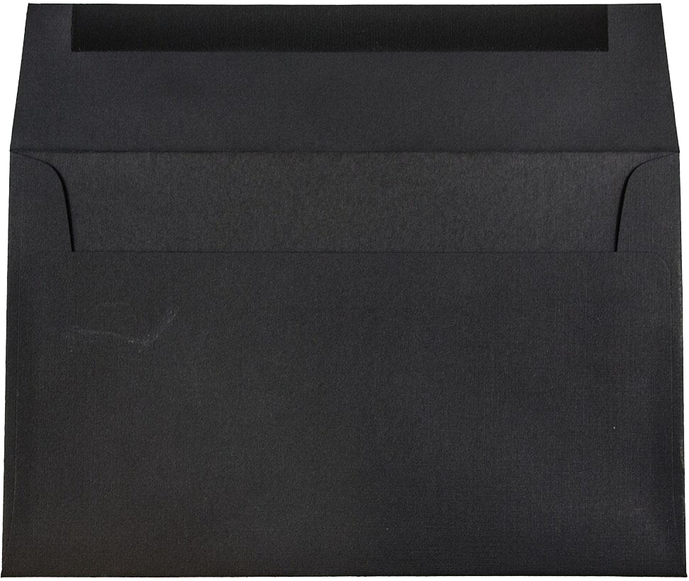 Black Linen 32lb A10 Invitation Envelopes (6 x 9 1/2)