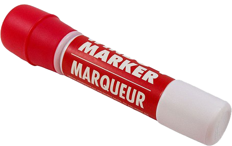Red Washable Window Paint Marker