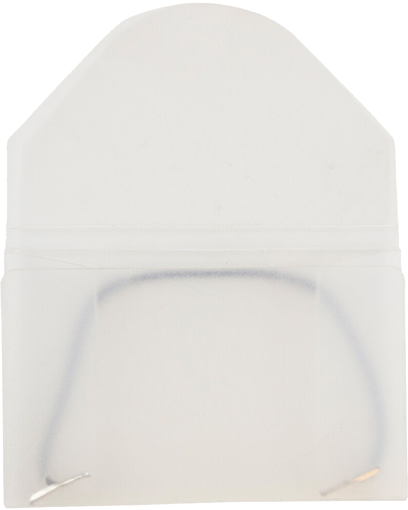 Clear Frost Plastic Business Card Case - 20 Card Capacity