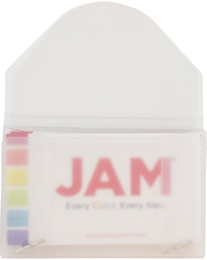 Clear Frost Plastic Business Card Case - 20 Card Capacity