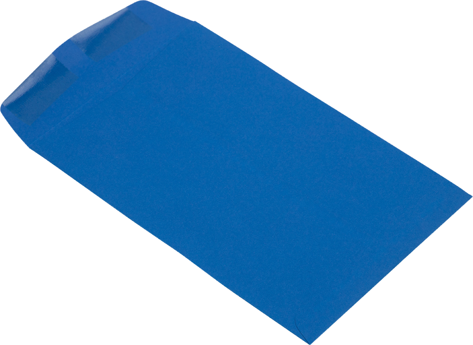 Presidential Blue 32lb 6 x 9 Open End Envelopes