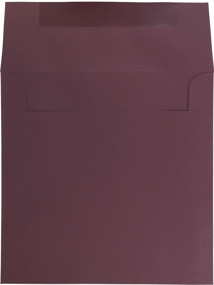 Burgundy Red 28lb 8 1/2 x 8 1/2 Square Envelopes