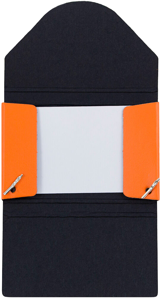 Matte Orange Chipboard Business Card Case - 20 Card Capacity