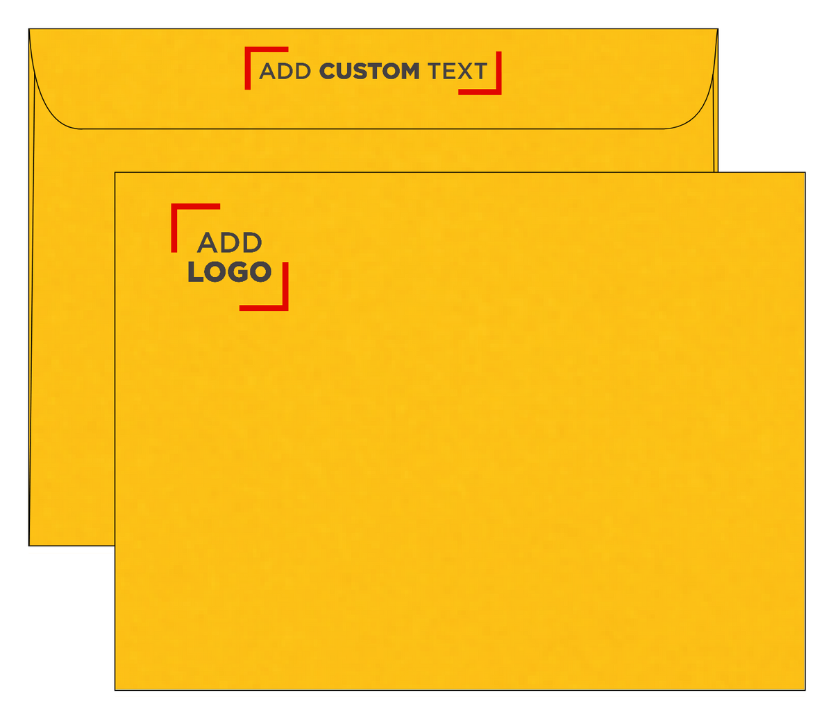 Sunflower Yellow 32lb 9 x 12 Booklet Envelopes