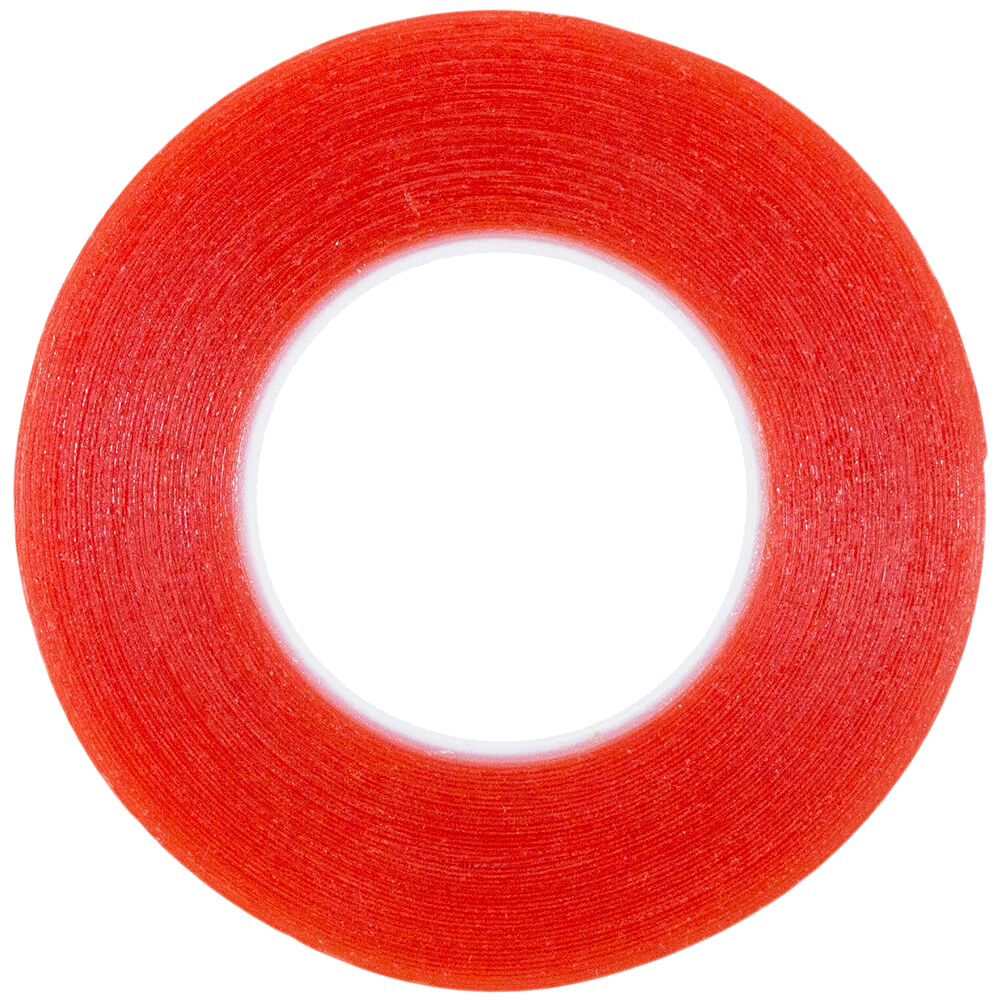 Red Double-Sided Super Tape - 1/2 Inch x 6 Yards
