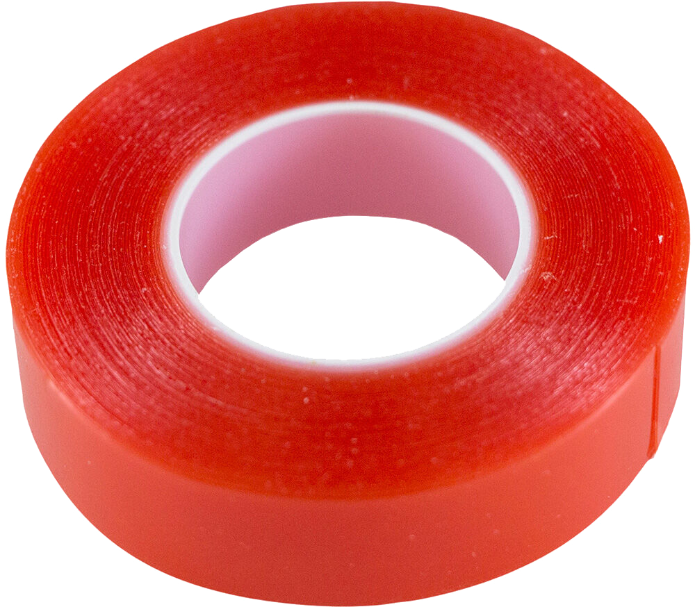 Red Double-Sided Super Tape - 1/2 Inch x 6 Yards