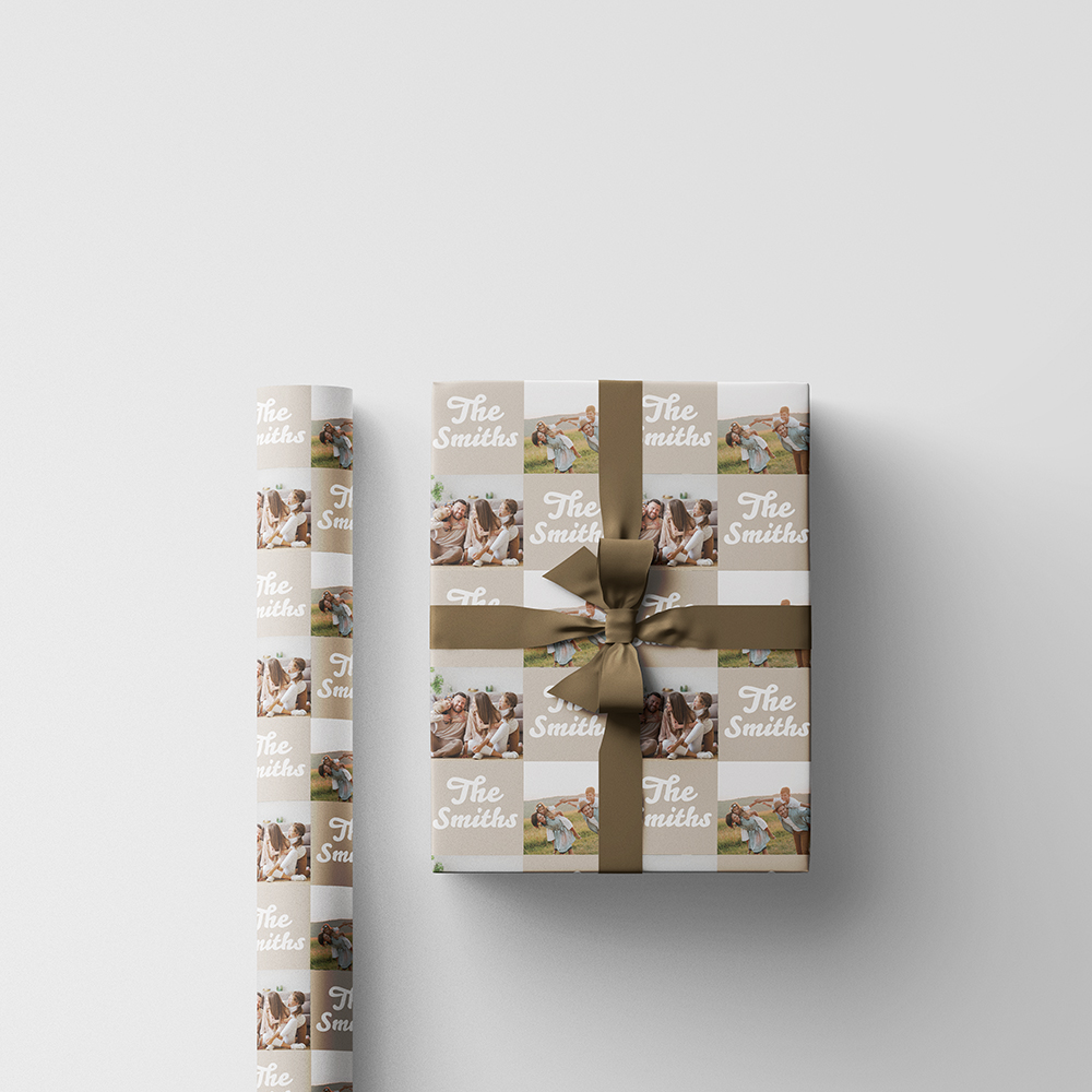 Custom Print Wrapping Paper 29 1/4" x 7' (17 Sq Ft) White Matte