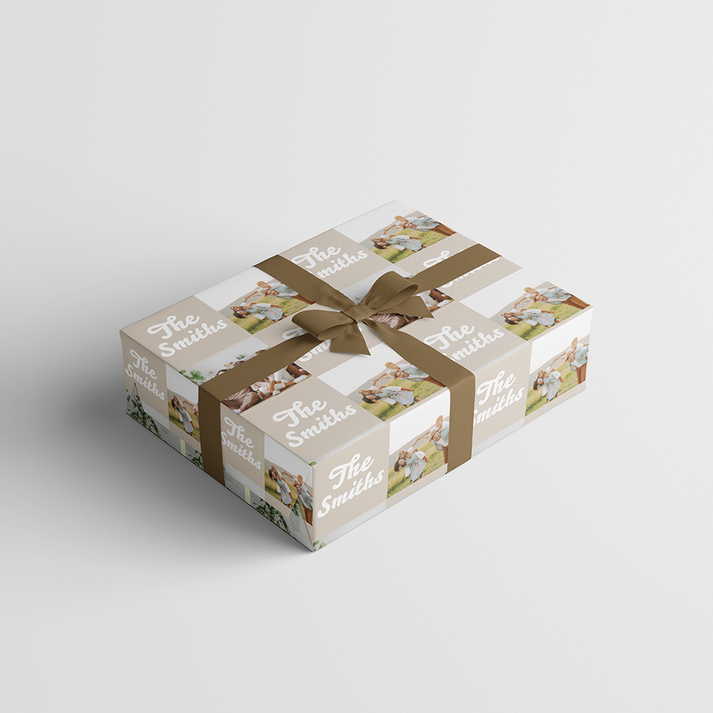 Custom Print Wrapping Paper 29 1/4" x 17 3/4' (43 Sq Ft) White Matte