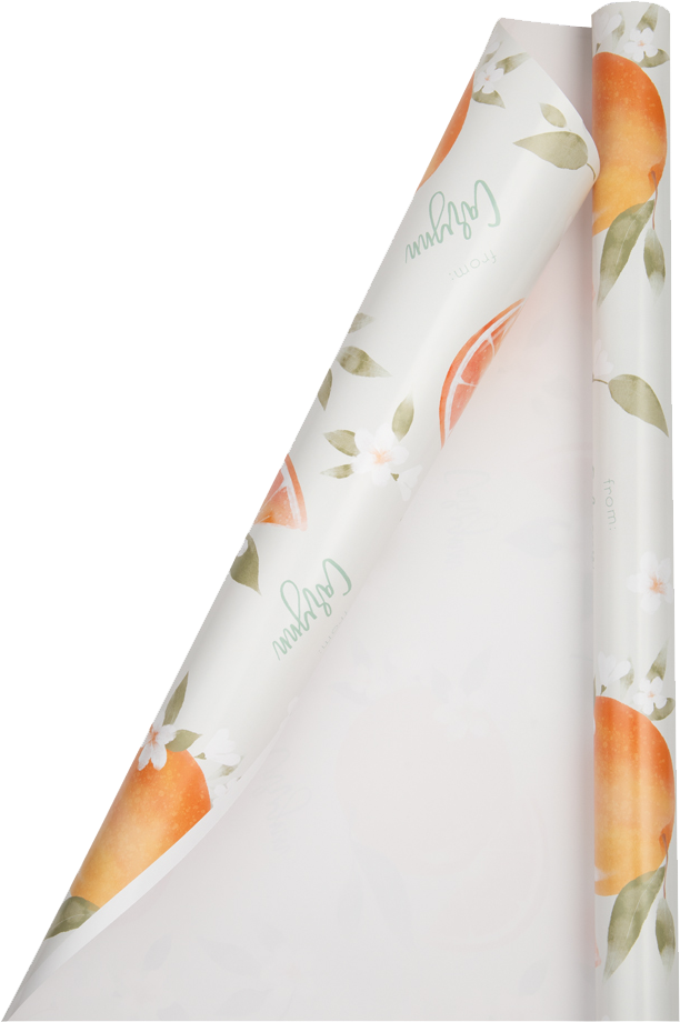Custom Print Wrapping Paper 29 1/4" x 7' (17 Sq Ft) White Glossy