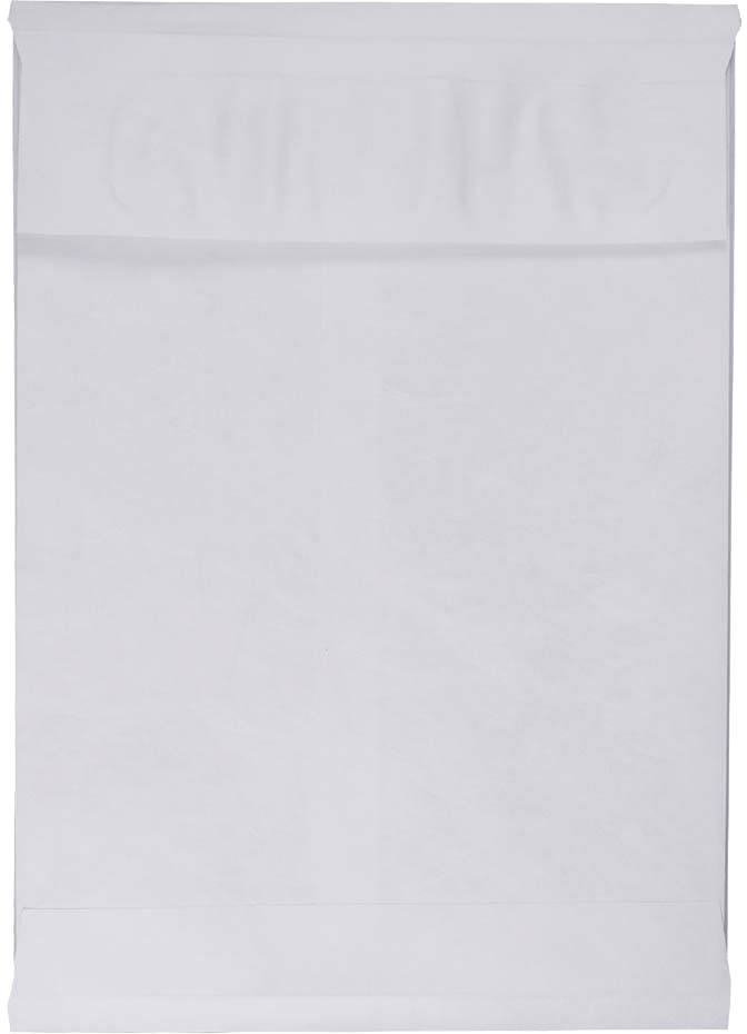 White 14lb 9 x 12 x 1 Open End Envelopes with Peel & Seal