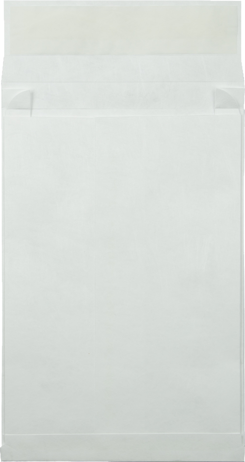 White 14lb 9 x 12 x 2 Open End Envelopes with Peel & Seal