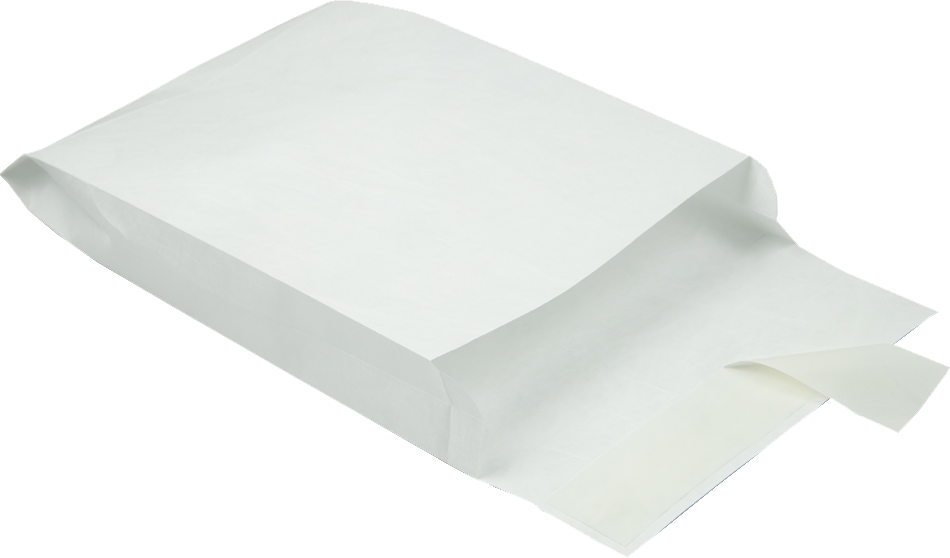 White 14lb 9 x 12 x 2 Open End Envelopes with Peel & Seal