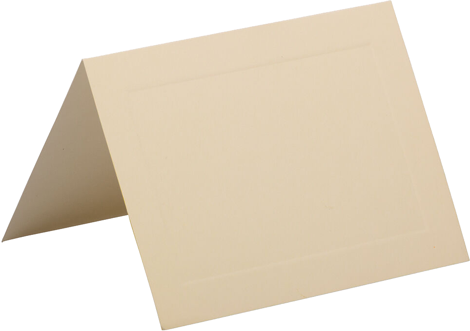 Ivory 80lb A6 Panel Foldover Cards (4 5/8 x 6 1/4)