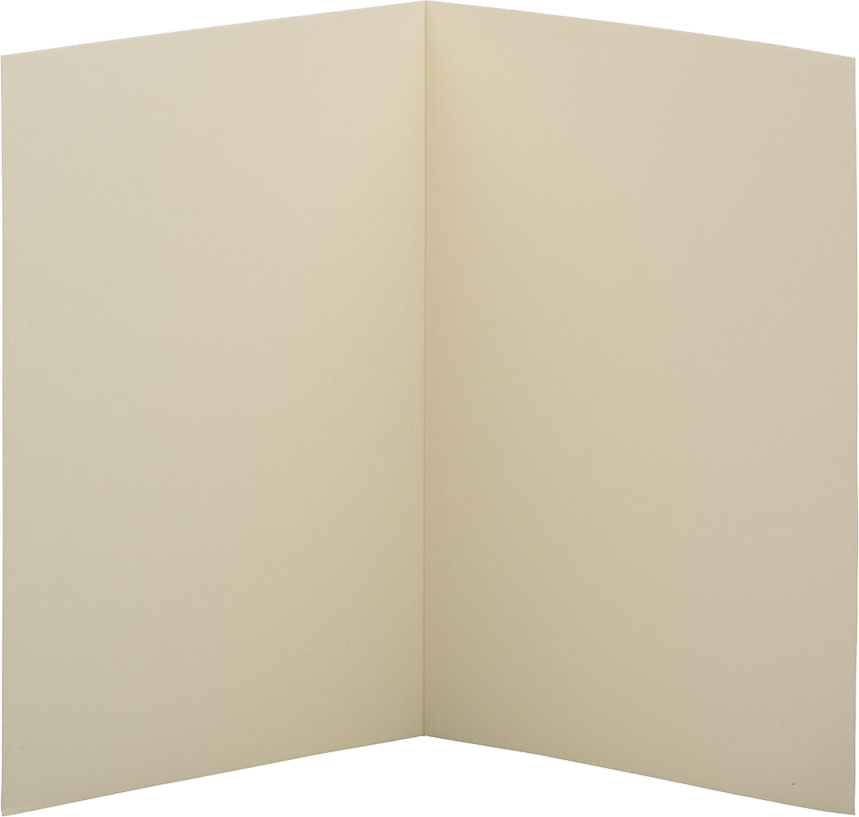 Ivory 80lb A7 (No Panel) Foldover Cards (5 1/4 x 7 1/4)
