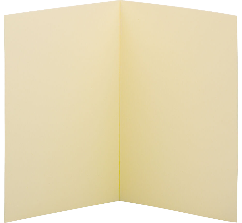 Ivory 80lb A7 (No Panel) Foldover Cards (5 1/4 x 7 1/4)
