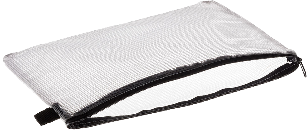 Clear Small Mesh Pouch (5 1/2 x 8 1/4)