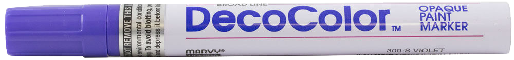 Violet Broad Line Opaque Paint Marker