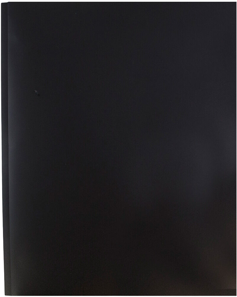 Black 9 x 12 Plastic Pop Folders with Clasp
