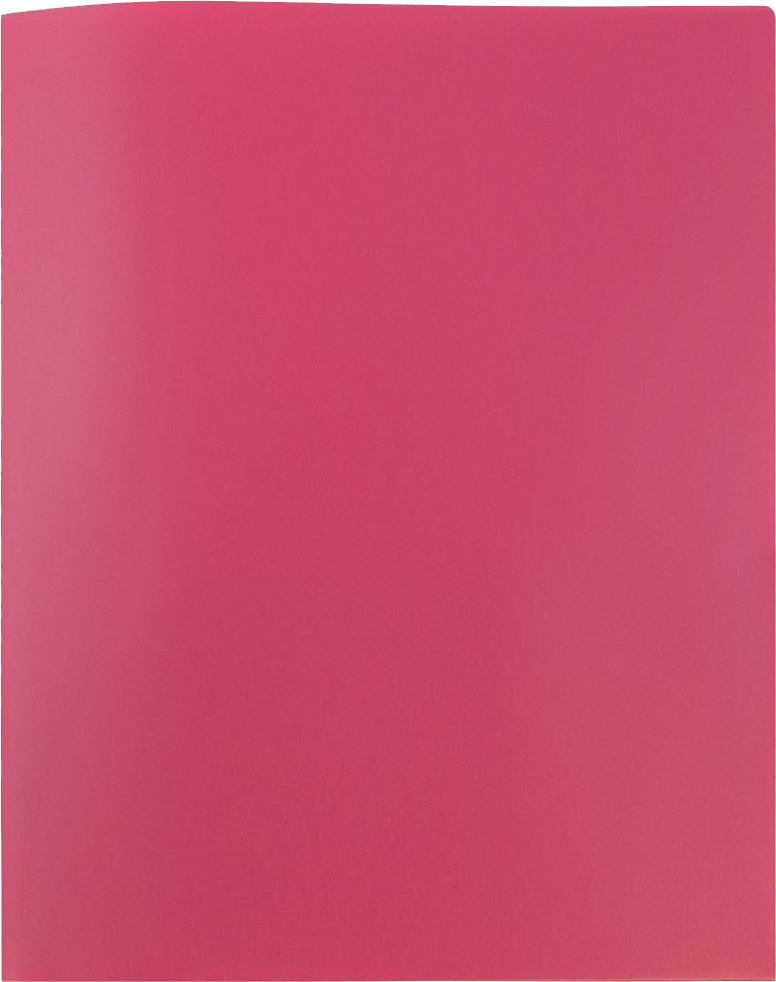 Fuchsia Pink 9 x 12 Plastic Pop Folders