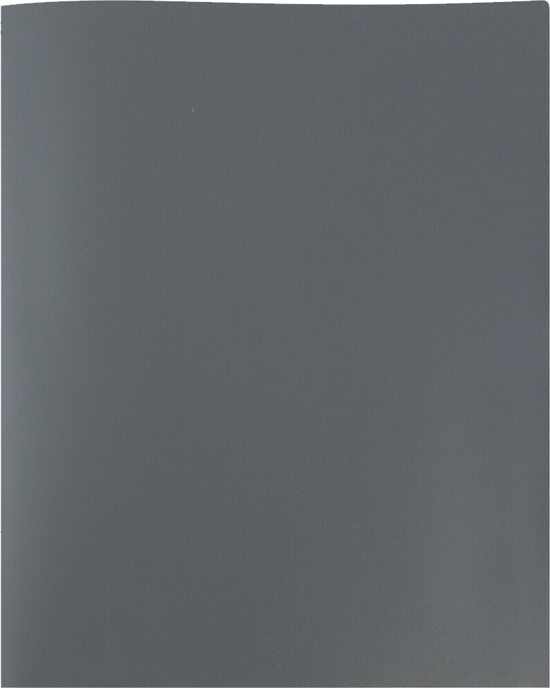 Gray 9 x 12 Plastic Pop Folders