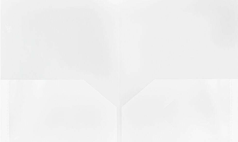 Clear 9 x 12 Plastic Pop Folders