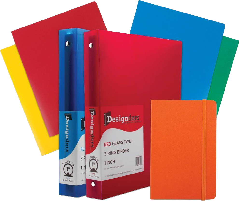 Orange Journal Primary Heavy Duty Folders, 1 Inch Binders, and Notebook Pack