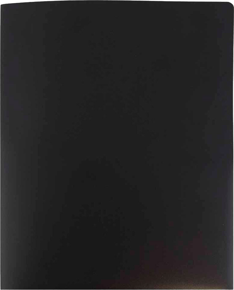 Black 9 x 12 Plastic Heavy Duty Folders