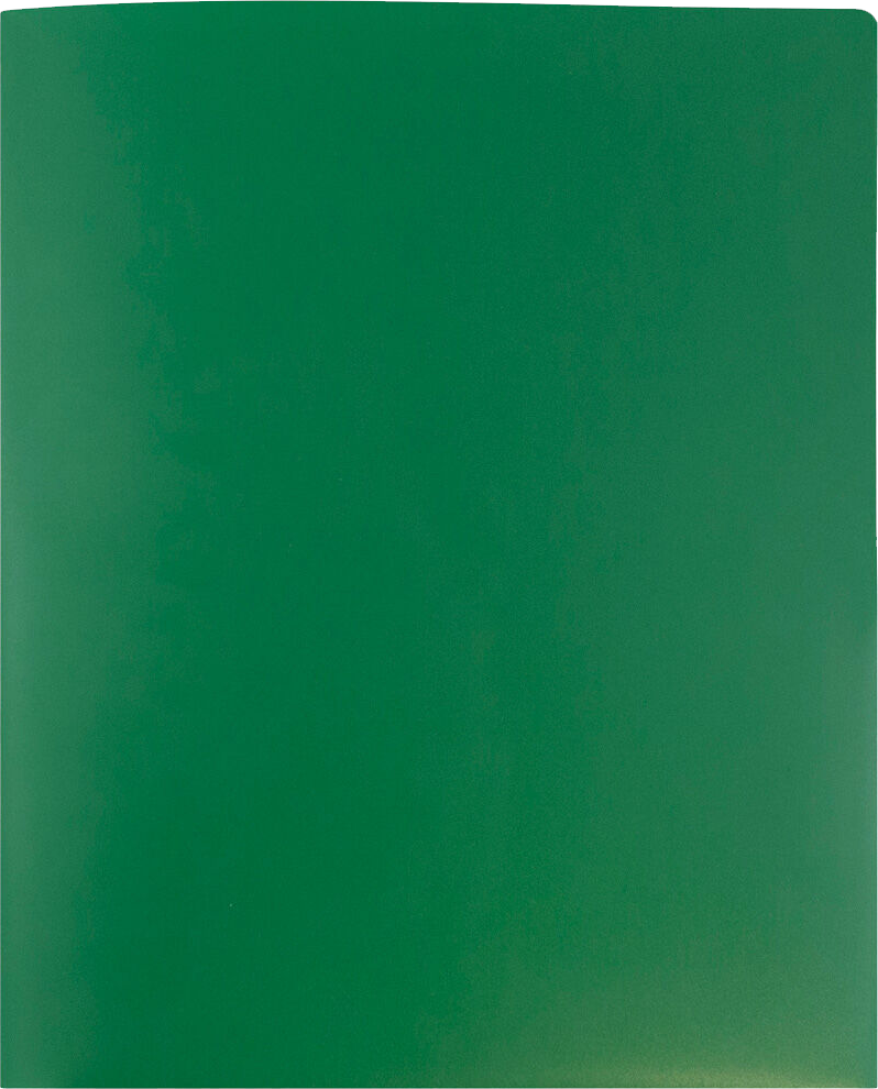 Green 9 x 12 Plastic Heavy Duty Folders