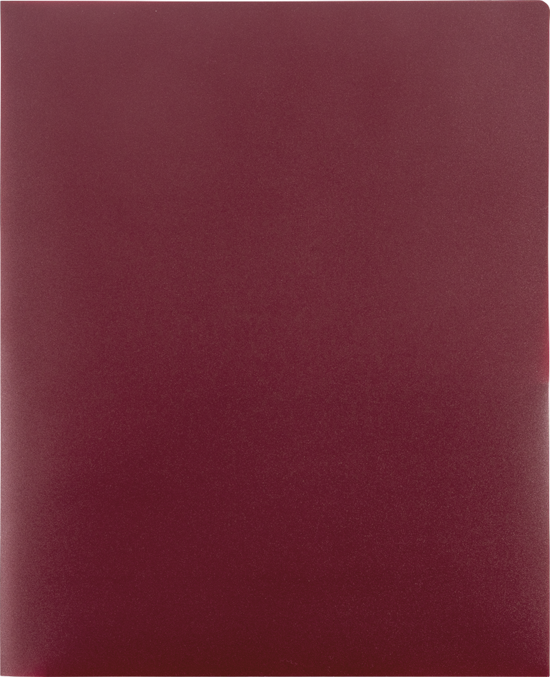 Assorted Professional 9 x 12 Plastic Pop Folders - 6 Pack