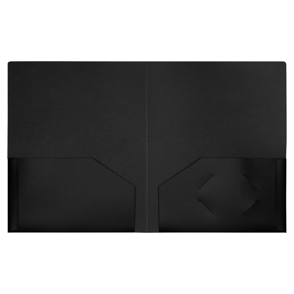 Assorted Business 9 x 12 Plastic Heavy Duty Folders - 6 Pack