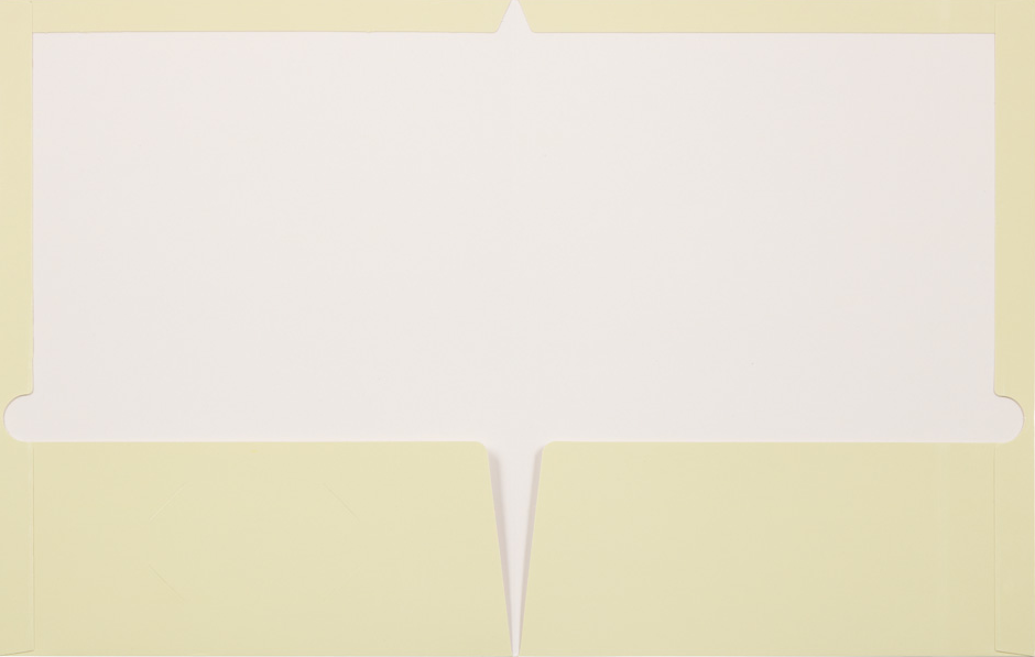 Glossy Ivory 9 x 12 Standard Folders