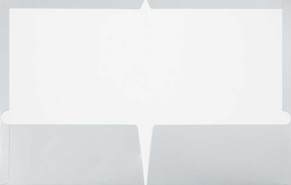 Glossy Silver 9 x 12 Standard Folders