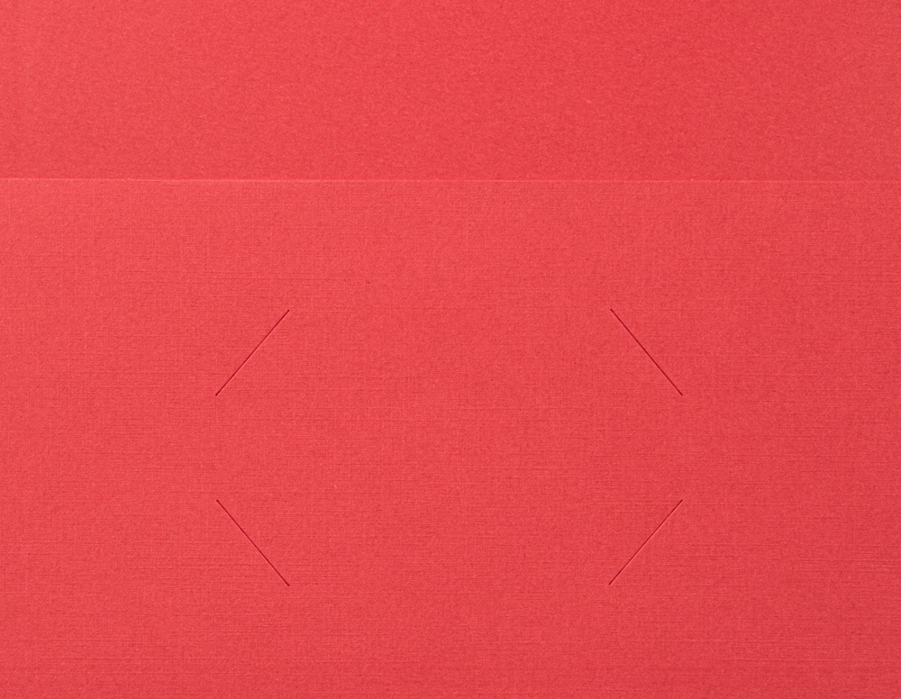 Assorted Primary 9 x 12 Linen Folders - 6 Pack