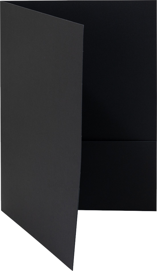Assorted Primary 9 x 12 Linen Folders - 6 Pack