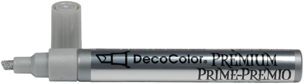 Silver Opaque Chisel Tip Paint Marker