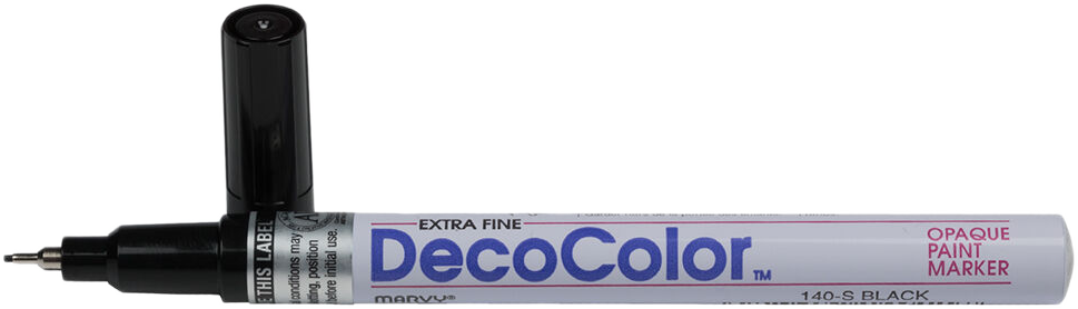 Black Opaque Extra Fine Line Paint Marker