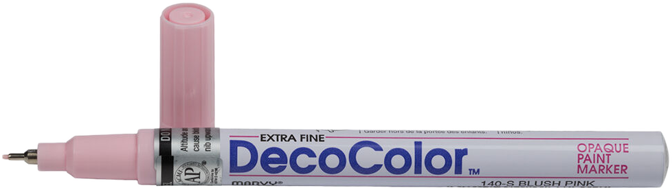 Blush Pink Opaque Extra Fine Line Paint Marker