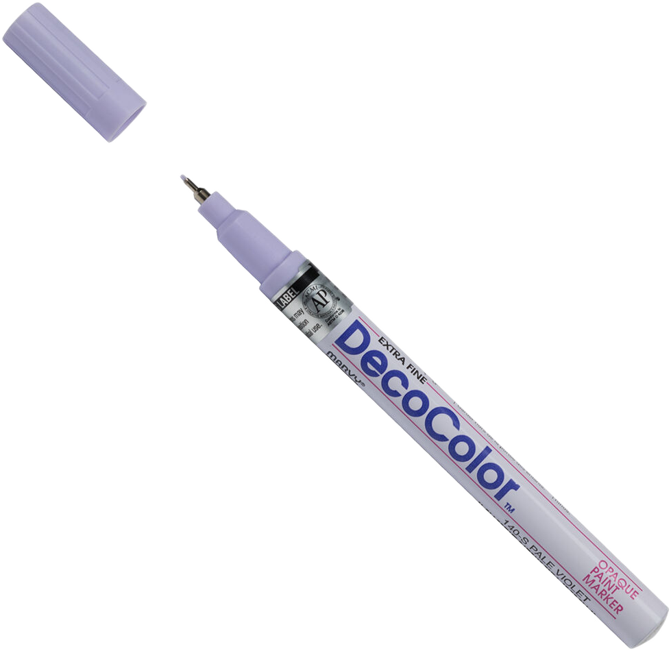 Pale Violet Opaque Extra Fine Line Paint Marker