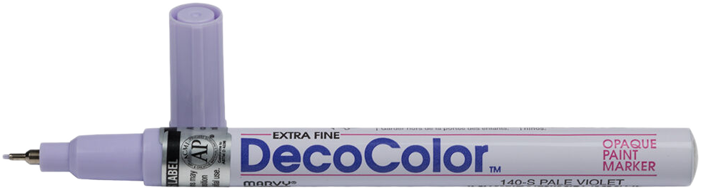Pale Violet Opaque Extra Fine Line Paint Marker