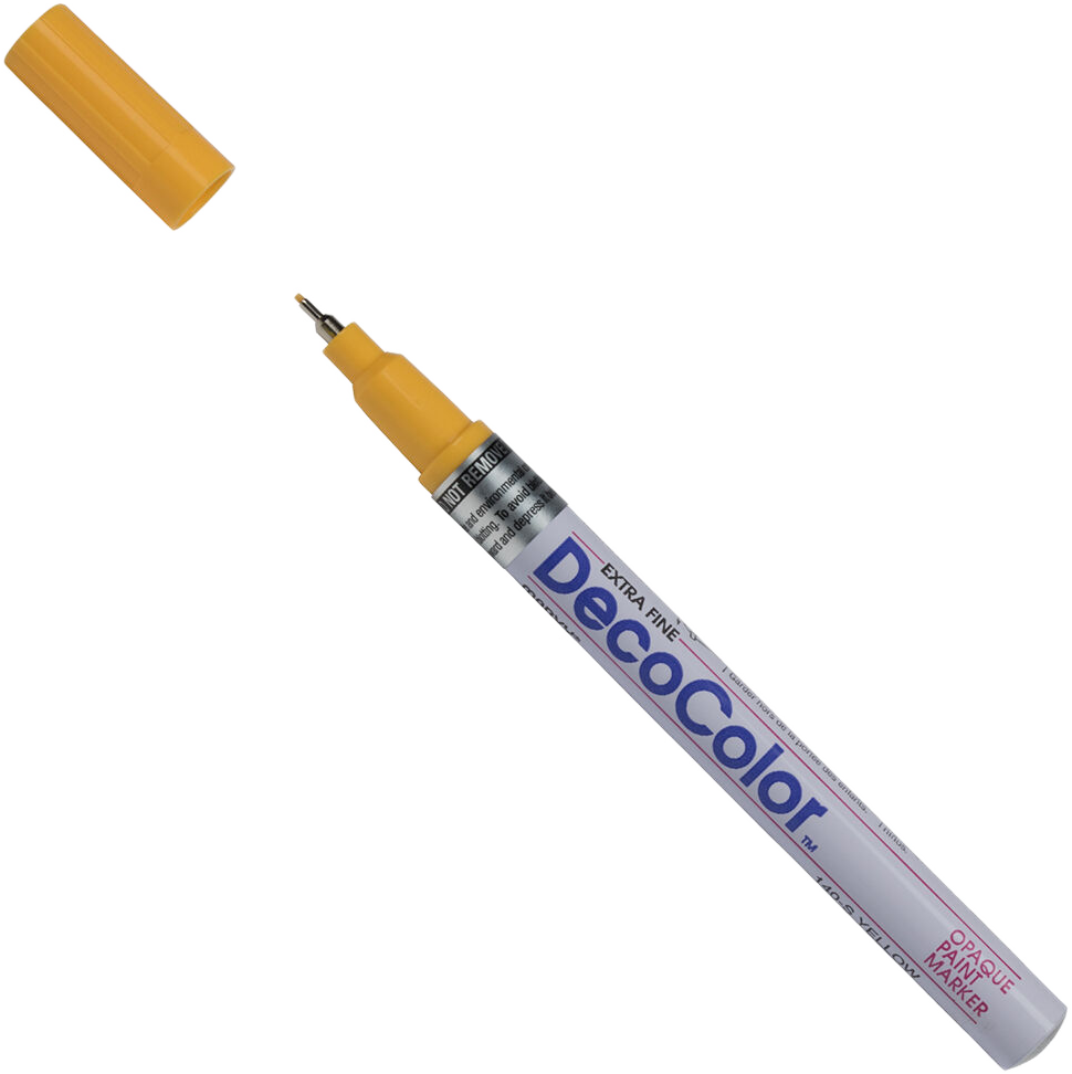 Yellow Opaque Extra Fine Line Paint Marker