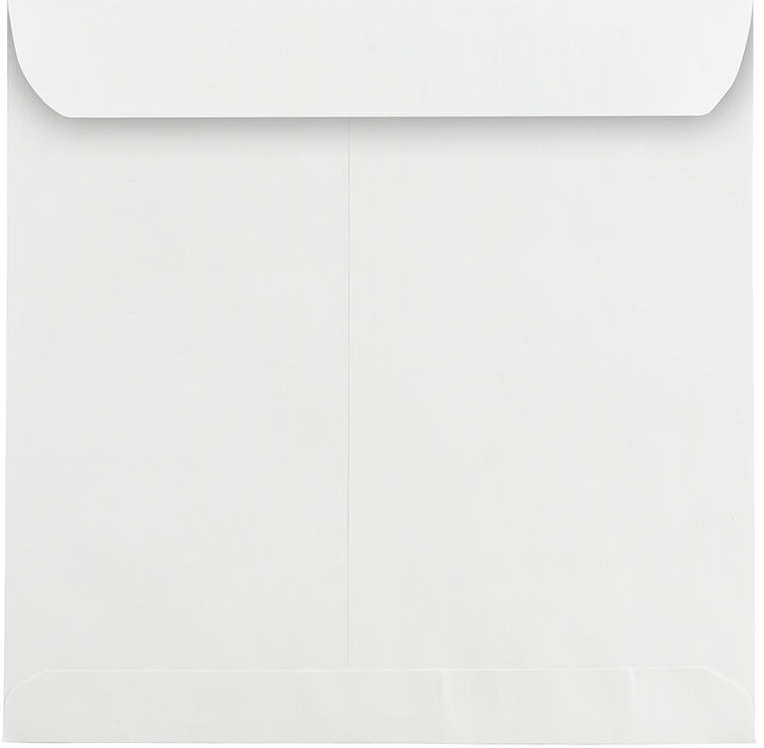 White 28lb 10 1/2 x 10 1/2 Square Envelopes