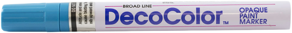 Light Blue Broad Line Opaque Paint Marker