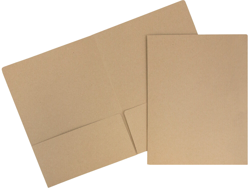 Grocery Bag 9 x 12 Matte Folders