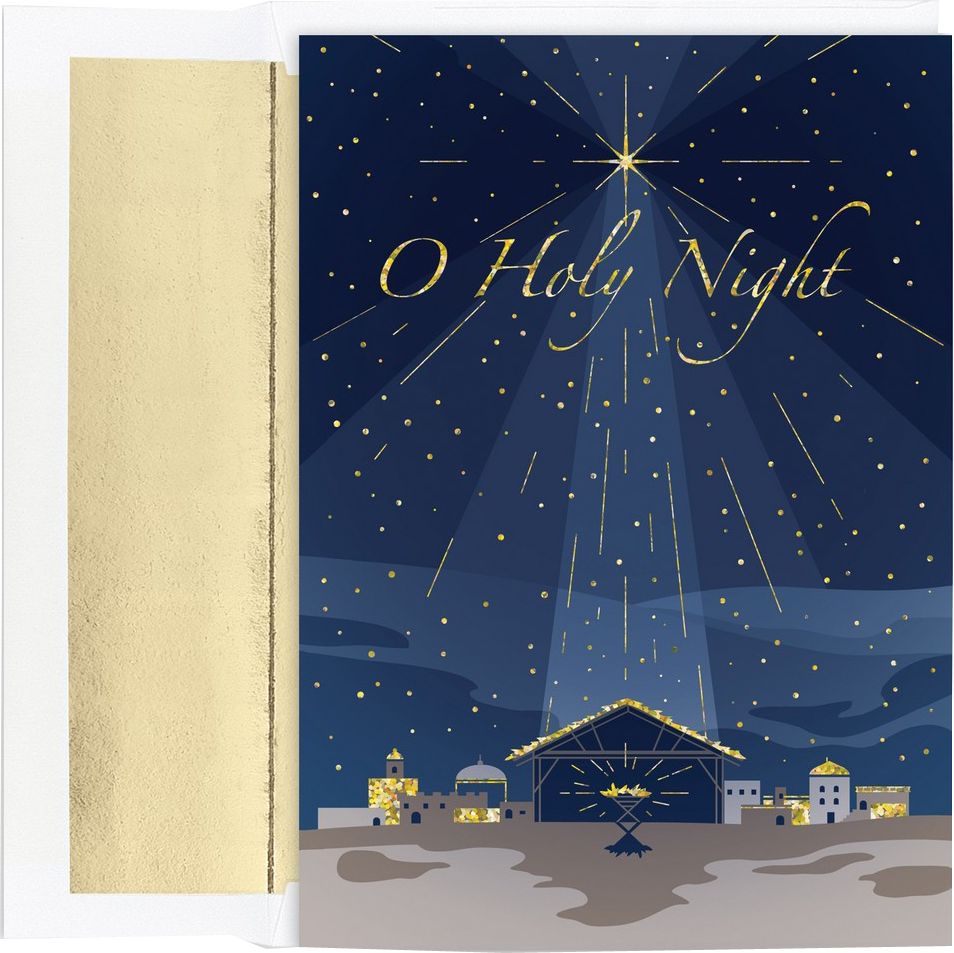 O Holy Night Christmas Cards - 15 Pack