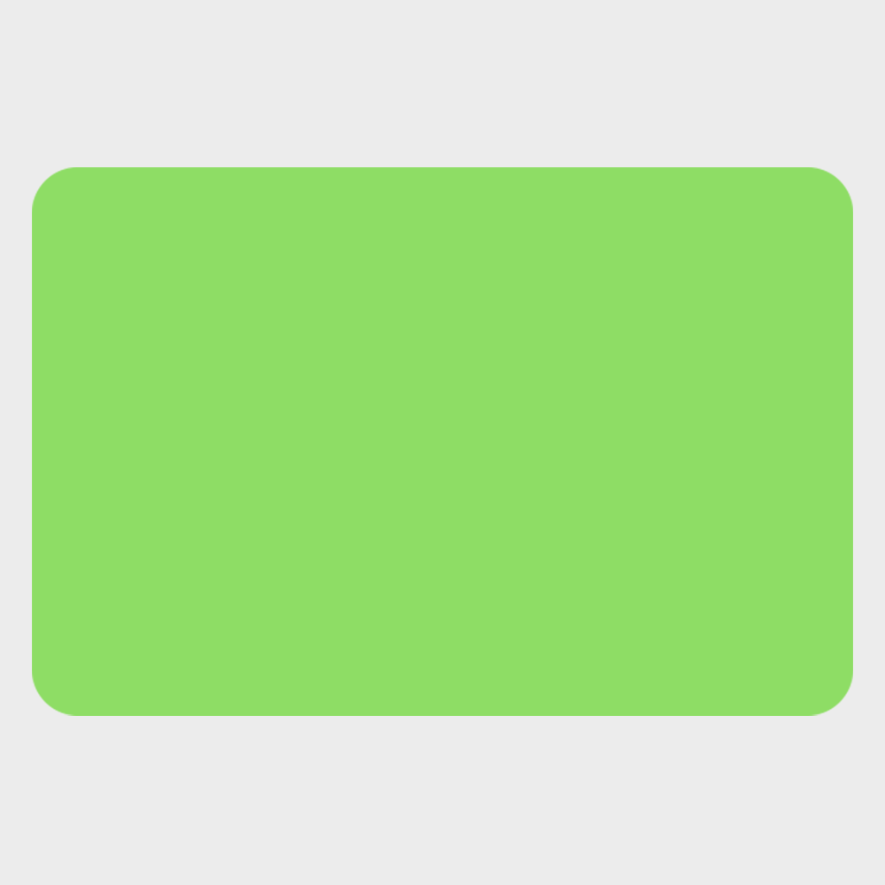 Neon Green 1 1/2 x 2 1/4 Inch Roll of Rectangle Labels - Bright Adhesive