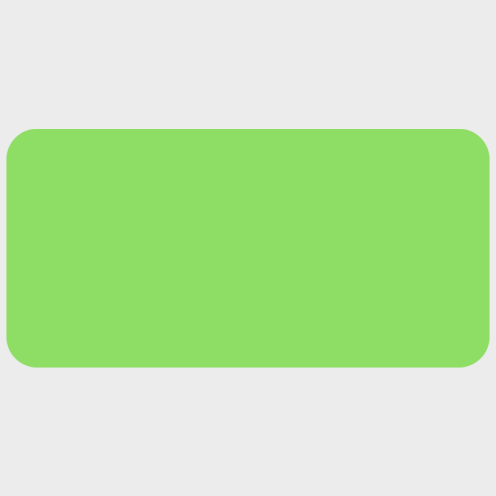 Neon Green 1 1/2 x 2 Inch Roll of Rectangle Labels - Bright Adhesive