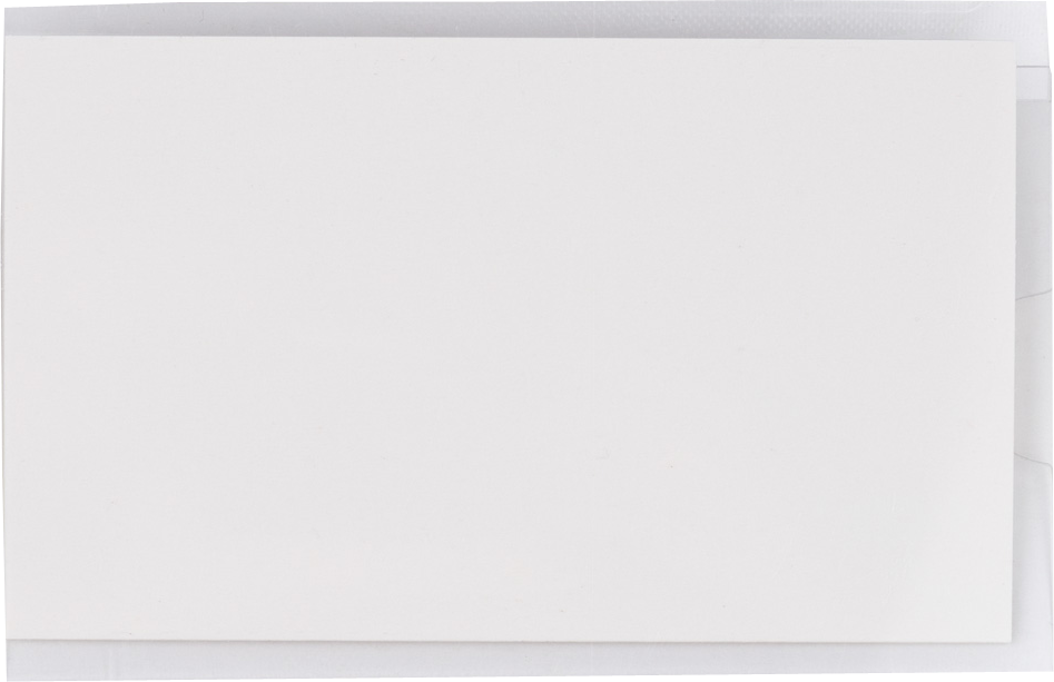 Clear with Pin 3 5/8 x 2 1/4 Classroom Name Tags