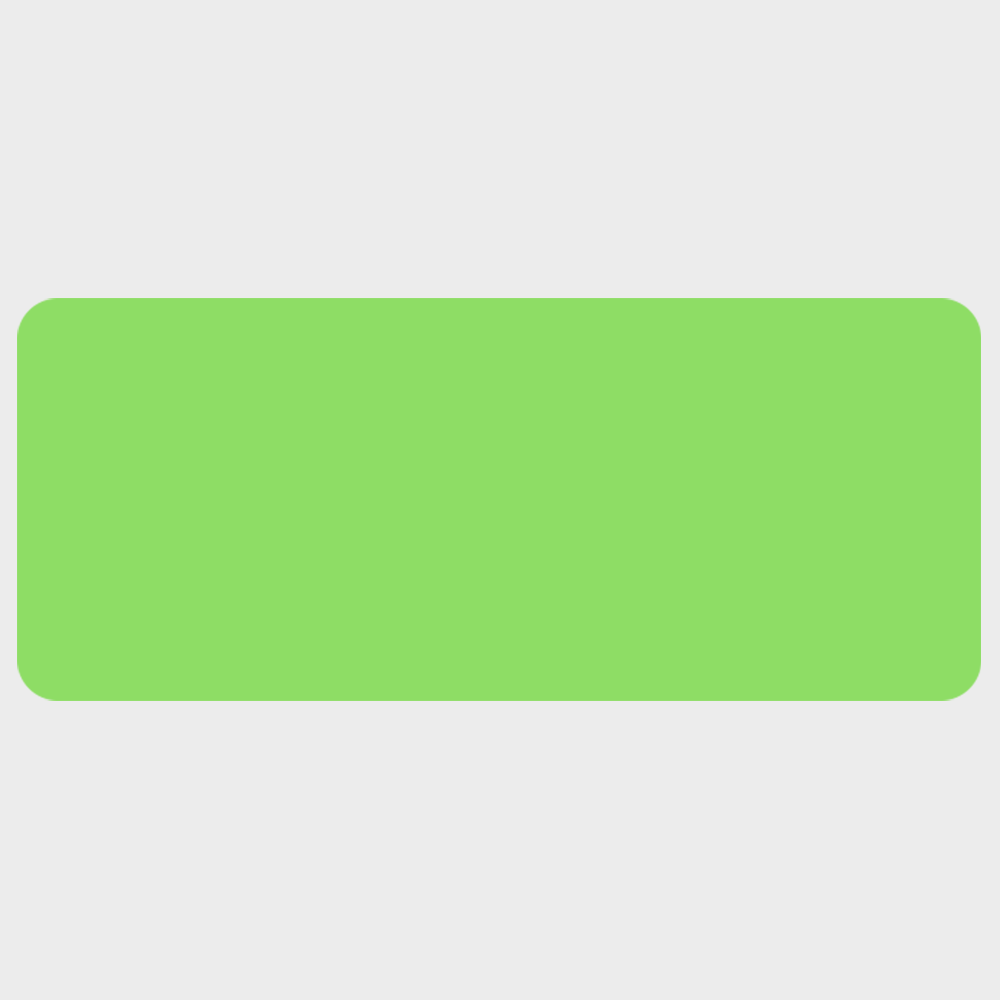 Neon Green 1 1/4 x 3 Inch Roll of Rectangle Labels - Bright Adhesive