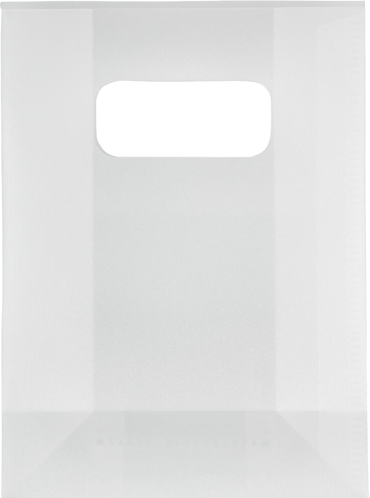 Clear Frosted Small Plastic Lunch Bags (3 x 4 x 1 1/2)