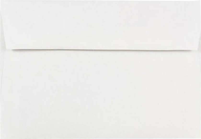 White 24lb A9 Invitation Envelopes (5 3/4 x 8 3/4)